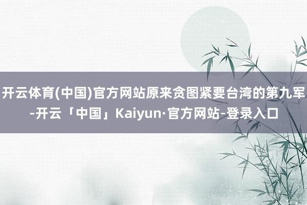 开云体育(中国)官方网站原来贪图紧要台湾的第九军-开云「中国」Kaiyun·官方网站-登录入口